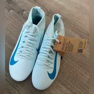 NWT NIKE Mercurial Superfly 10 club Glacier Blue soccer cleats